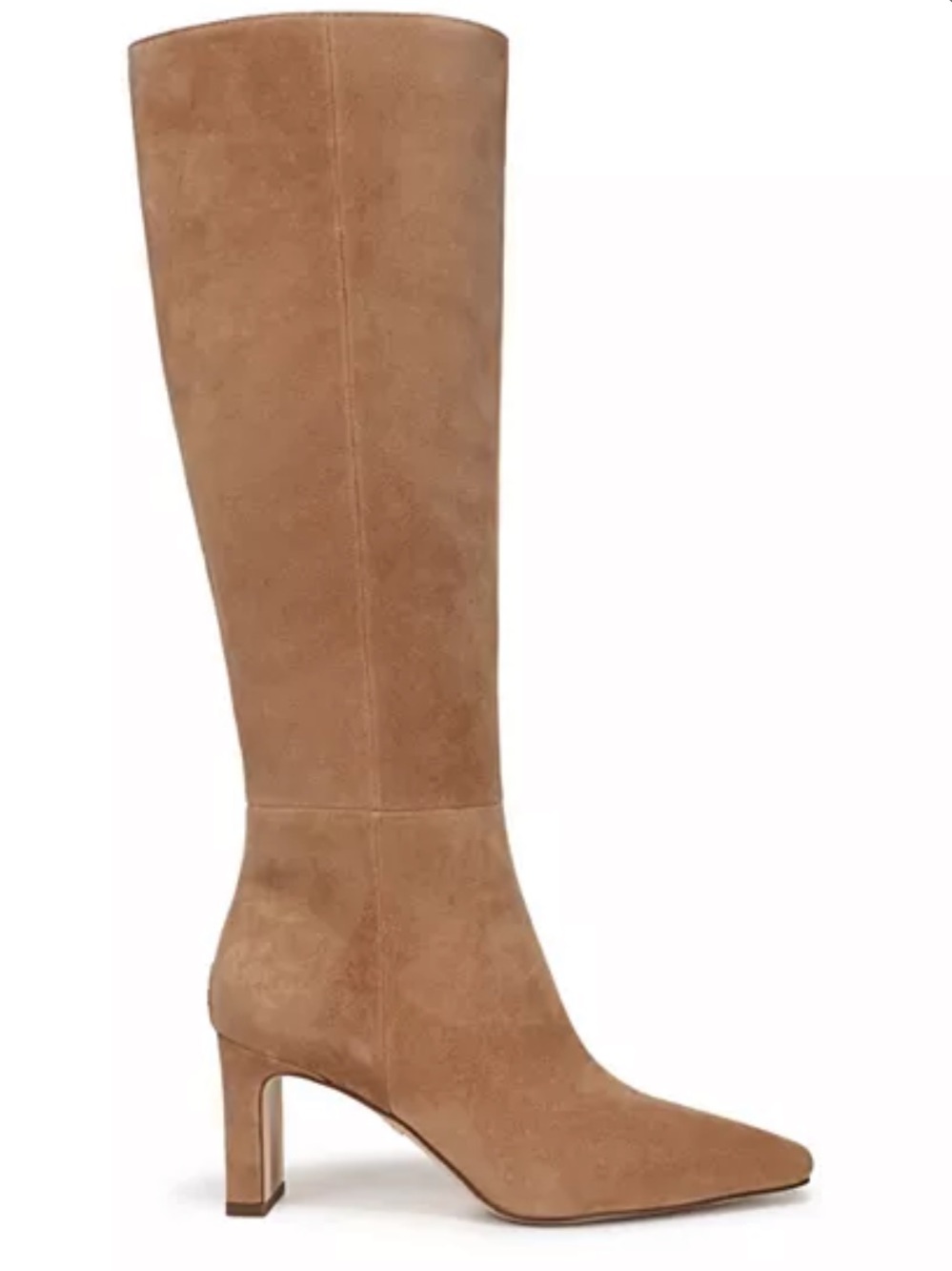 Sam Edelman Tall Tan Suede Knee-High Boot